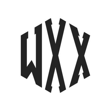 WXX Logo Tasarımı. Altıgen şekil kullanan ilk Harf WXX Monogram Logosu
