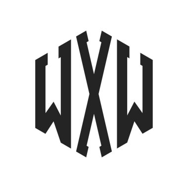 WXW Logo Tasarımı. Altıgen şekil kullanan ilk Harf WXW Monogram Logosu