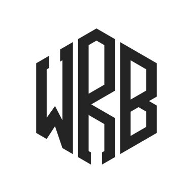 WRB Logo Tasarımı. Altıgen şekil kullanan ilk Harf WRB Monogram Logosu