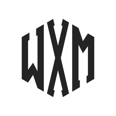 WXM Logo Tasarımı. Altıgen şekil kullanan ilk Harf WXM Monogram Logosu