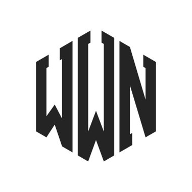 WWN Logo Tasarımı. Altıgen şekil kullanan ilk Harf WWN Monogram Logosu