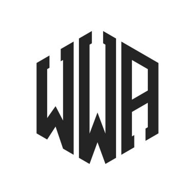 WWA Logo Tasarımı. Altıgen şekil kullanan ilk Harf WWA Monogram Logosu