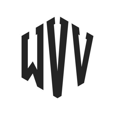 WVV Logo Tasarımı. Altıgen şekil kullanan ilk Harf WVV Monogram Logosu
