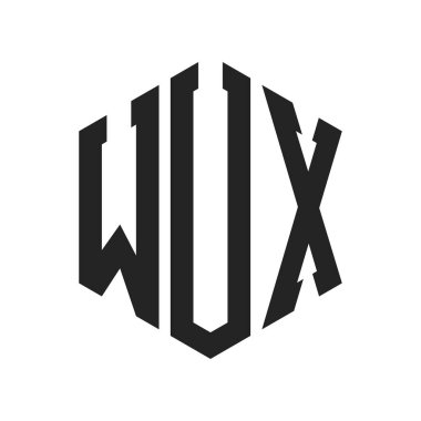 WUX Logo Tasarımı. Altıgen şekil kullanan ilk Harf WUX Monogram Logosu