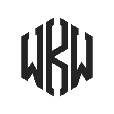 WKW Logo Tasarımı. Altıgen şekil kullanan ilk Harf WKW Monogram Logosu