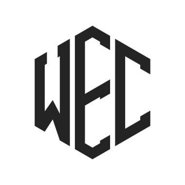 WEC Logo Tasarımı. Altıgen şekilli ilk Harf WEC Monogram Logosu