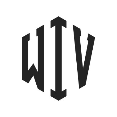 WIV Logo Tasarımı. Altıgen şekil kullanan ilk Harf WIV Monogram Logosu