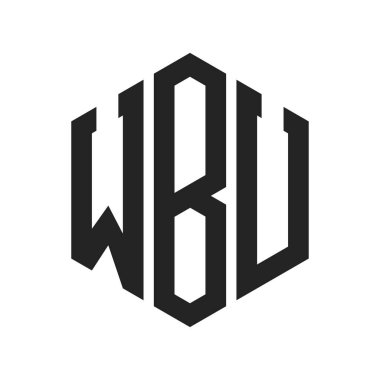 WBU Logo Tasarımı. Altıgen şekil kullanan ilk Harf WBU Monogram Logosu