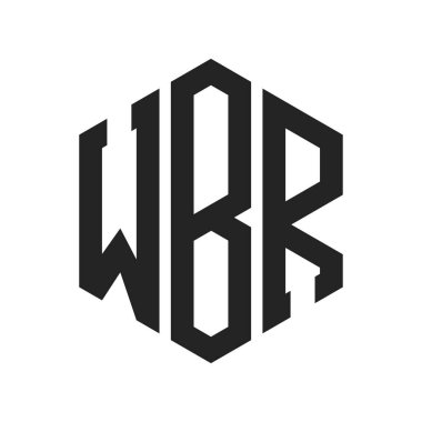 WBR Logo Tasarımı. Altıgen şekil kullanan ilk Harf WBR Monogram Logosu