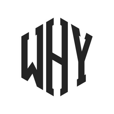 Logo Tasarımı. Altıgen şekilli Monogram Logosunun İlk Harfi