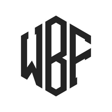 WBF Logo Tasarımı. Altıgen şekil kullanan ilk Harf WBF Monogram Logosu