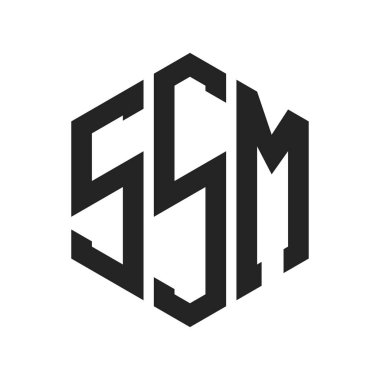 SSM Logo Tasarımı. Altıgen şekil kullanan ilk Harf SSM Monogram Logosu