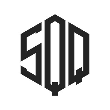 SQQ Logo Tasarımı. Altıgen şekil kullanan ilk Harf SQQ Monogram Logosu