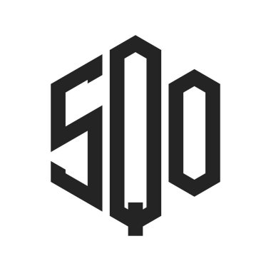 SQO Logo Tasarımı. Altıgen şekil kullanan ilk Harf SQO Monogram Logosu
