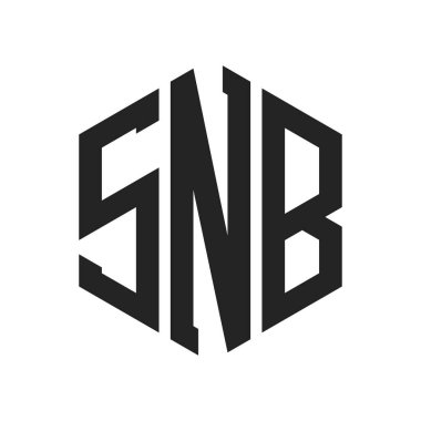 SNB Logo Tasarımı. Altıgen şekil kullanan ilk Harf SNB Monogram Logosu