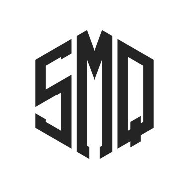 SMQ Logo Tasarımı. Altıgen şekil kullanan ilk Harf SMQ Monogram Logosu