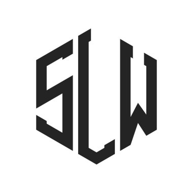 SLW Logo Tasarımı. Altıgen şekil kullanan ilk Harf SLW Monogram Logosu