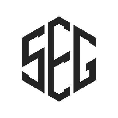 SEG Logo Tasarımı. Altıgen şekilli ilk Harf SEG Monogram Logosu