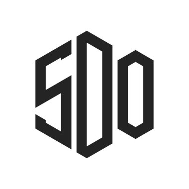 SDO Logo Tasarımı. Altıgen şekil kullanan ilk Harf SDO Monogram Logosu