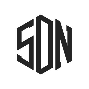 SDN Logo Tasarımı. Altıgen şekil kullanan ilk Harf SDN Monogram Logosu
