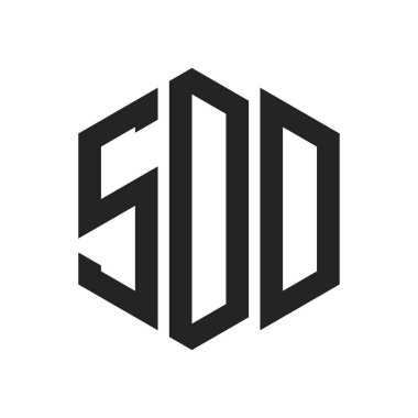 SDD Logo Tasarımı. Altıgen şekil kullanan ilk Harf SDD Monogram Logosu