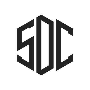 SDC Logo Tasarımı. Altıgen şekil kullanan ilk Harf SDC Monogram Logosu