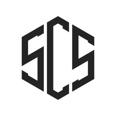 SCS Logo Tasarımı. Altıgen şekil kullanan ilk Harf SCS Monogram Logosu
