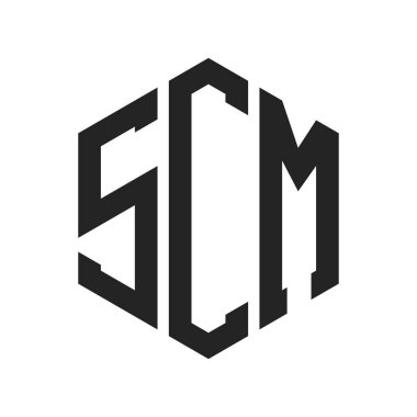 SCM Logo Tasarımı. Altıgen şekil kullanan ilk Harf SCM Monogram Logosu