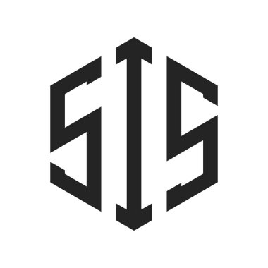 SIS Logo Tasarımı. Altıgen şekil kullanan ilk Harf SIS Monogram Logosu