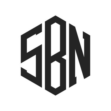 SBN Logo Tasarımı. Altıgen şekil kullanan ilk Harf SBN Monogram Logosu