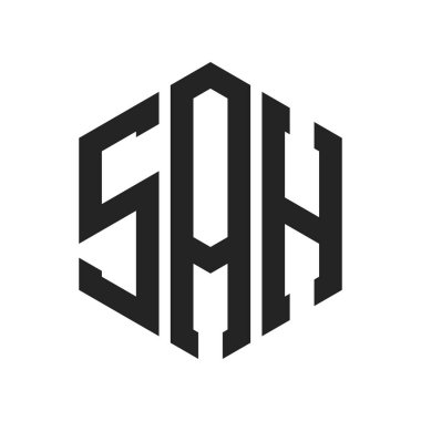SAH Logo Tasarımı. Altıgen şekil kullanan ilk Harf SAH Monogram Logosu