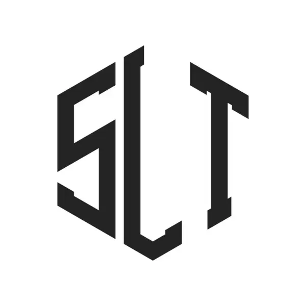stock vector SLT Logo Design. Initial Letter SLT Monogram Logo using Hexagon shape