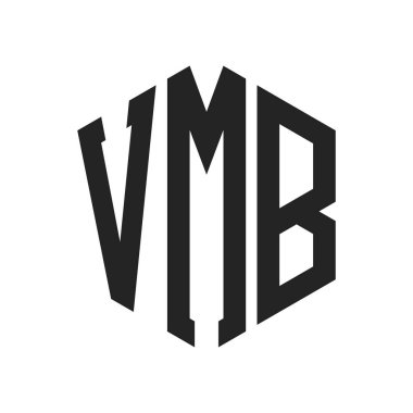 VMB Logo Tasarımı. Altıgen şekil kullanan ilk Harf VMB Monogram Logosu