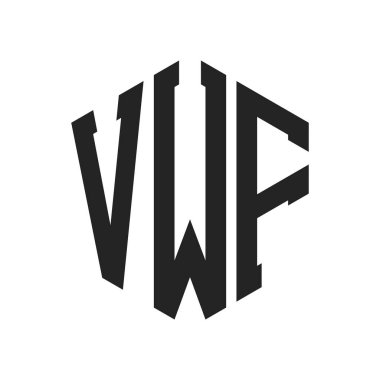 VWF Logo Tasarımı. Altıgen şekil kullanan ilk Harf VWF Monogram Logosu