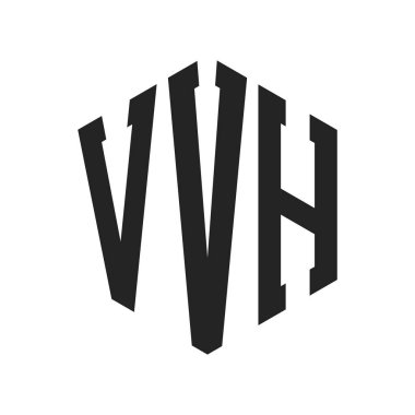 VVVH Logo Tasarımı. Altıgen şekil kullanan ilk Harf VVH Monogram Logosu