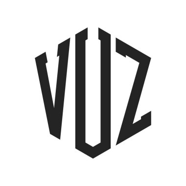 VUZ Logo Tasarımı. Altıgen şekil kullanan ilk Harf VUZ Monogram Logosu