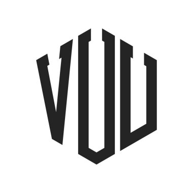 VUU Logo Tasarımı. Altıgen şekil kullanan ilk Harf VUU Monogram Logosu