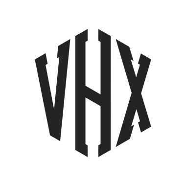VHX Logo Tasarımı. Altıgen şekil kullanan ilk Harf VHX Monogram Logosu