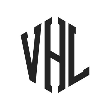VHL Logo Tasarımı. Altıgen şekil kullanan ilk Harf VHL Monogram Logosu