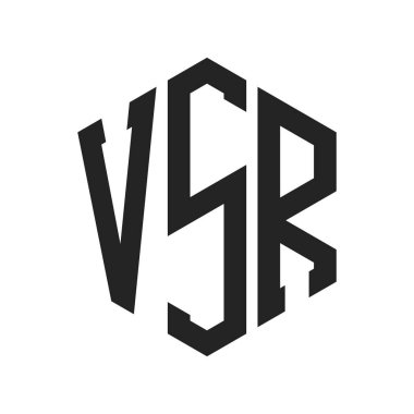 VSR Logo Tasarımı. Altıgen şekilli VSR Monogram Logosu