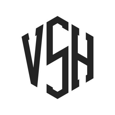 VSH Logo Tasarımı. Altıgen şekil kullanan ilk Harf VSH Monogram Logosu