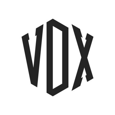 VDX Logo Tasarımı. Altıgen şekil kullanan ilk Harf VDX Monogram Logosu