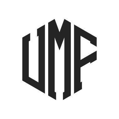 UMF Logo Tasarımı. Altıgen şekil kullanan ilk Harf UMF Monogram Logosu