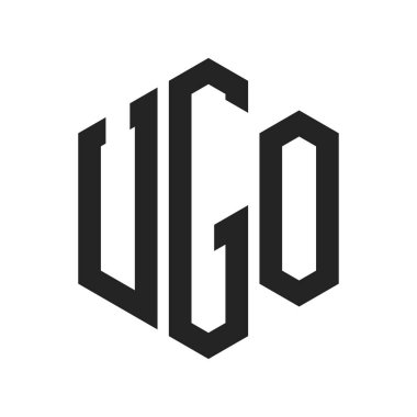 UGO Logo Tasarımı. Altıgen şekil kullanan ilk Harf UGO Monogram Logosu