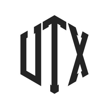 UTX Logo Tasarımı. Altıgen şekil kullanan ilk Harf UTX Monogram Logosu