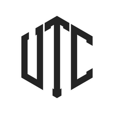 UTC Logo Tasarımı. Altıgen şekil kullanan ilk Harf UTC Monogram Logosu