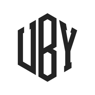 UBY Logo Tasarımı. Altıgen şekil kullanan ilk Harf UBY Monogram Logosu