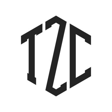TZC Logo Tasarımı. Altıgen şekil kullanan ilk Harf TZC Monogram Logosu