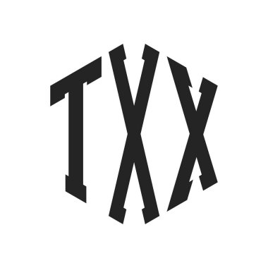 TXX Logo Tasarımı. Altıgen şekil kullanan ilk Harf TXX Monogram Logosu