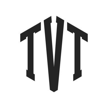 TVT Logo Tasarımı. Altıgen şekil kullanan ilk Harf TVT Monogram Logosu